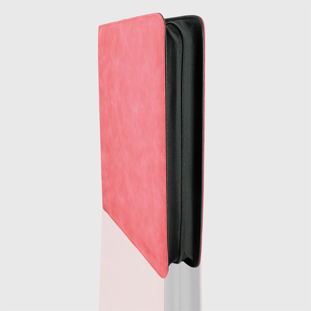 Classeur Toploader - 360 Emplacements - Effet Velours Rouge - Phoenix Shield